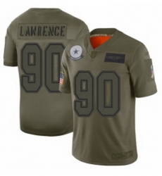 Men Dallas Cowboys 90 DeMarcus Lawrence Limited Camo 2019 Salute to Service Football Jersey