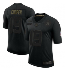 Men Dallas Cowboys Amari Cooper Black Limited 2020 Salute To Service Jersey