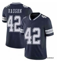 Men Nike Dallas Cowboys Deuce Vaughn #42 Blue Vapor Limited Stitched NFL Jersey