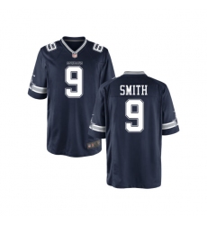 Men Nike Dallas Cowboys Jaylon Smith 9 Blue Vapor Limited NFL Jersey