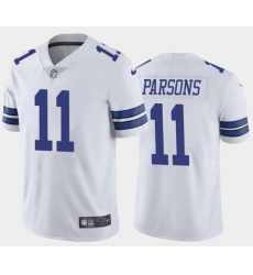 Men Nike Dallas Cowboys Micah Parsons #11 White Vapor Limited Stitched NFL Jersey 
