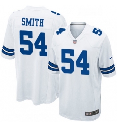 Mens Nike Dallas Cowboys 54 Jaylon Smith Game White NFL Jersey