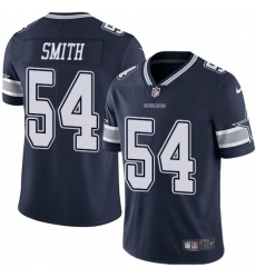 Mens Nike Dallas Cowboys 54 Jaylon Smith Navy Blue Team Color Vapor Untouchable Limited Player NFL Jersey