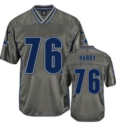 Mens Nike Dallas Cowboys #76 Greg Hardy Elite Grey Vapor NFL Jersey
