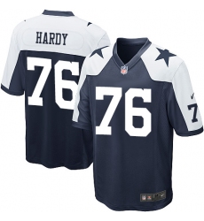 Mens Nike Dallas Cowboys #76 Greg Hardy Game Navy Blue Throwback Alternate NFL Jersey