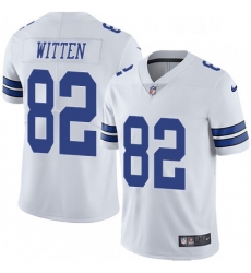 Mens Nike Dallas Cowboys 82 Jason Witten White Vapor Untouchable Limited Player NFL Jersey
