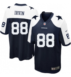 Mens Nike Dallas Cowboys 88 Michael Irvin Game Navy Blue Throwback Alternate NFL Jersey