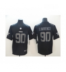 Mens Nike Dallas Cowboys 90 Demarcus Lawrence Limited Black Rush Impact NFL Jersey