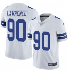 Mens Nike Dallas Cowboys 90 Demarcus Lawrence White Vapor Untouchable Limited Player NFL Jersey