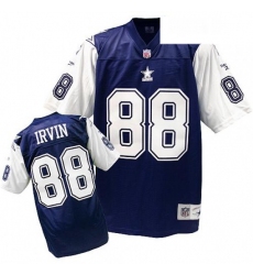 Mitchell And Ness Dallas Cowboys 88 Michael Irvin Authentic Navy BlueWhite Throwback NFL Jersey