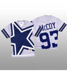 NFL Dallas Cowboys 93 Gerald McCoy White Men Mitchell  26 Nell Big Face Fashion Limited NFL Jersey