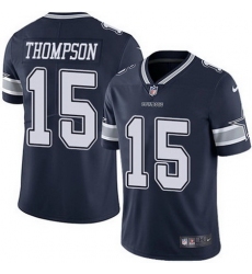 Nike Cowboys #15 Deonte Thompson Navy Blue Team Color Mens Stitched NFL Vapor Untouchable Limited Jersey