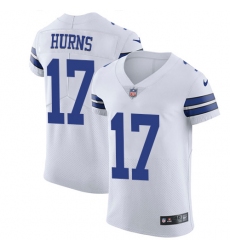 Nike Cowboys #17 Allen Hurns White Mens Stitched NFL Vapor Untouchable Elite Jersey