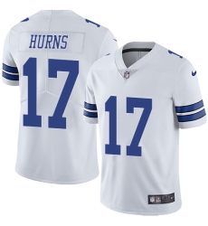 Nike Cowboys #17 Allen Hurns White Mens Stitched NFL Vapor Untouchable Limited Jersey