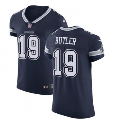 Nike Cowboys #19 Brice Butler Navy Blue Team Color Mens Stitched NFL Vapor Untouchable Elite Jersey
