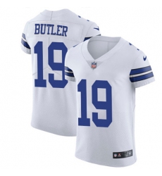 Nike Cowboys #19 Brice Butler White Mens Stitched NFL Vapor Untouchable Elite Jersey