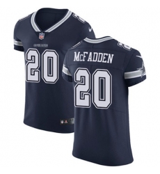 Nike Cowboys #20 Darren McFadden Navy Blue Team Color Mens Stitched NFL Vapor Untouchable Elite Jersey