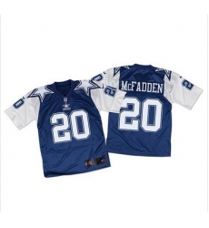 Nike Cowboys #20 Darren McFadden Navy BlueWhite Throwback Mens Stitched NFL Elite Jersey