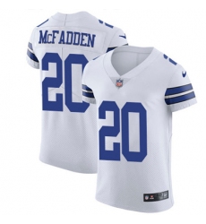 Nike Cowboys #20 Darren McFadden White Mens Stitched NFL Vapor Untouchable Elite Jersey