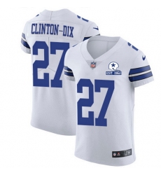 Nike Cowboys 27 Ha Ha Clinton Dix White Men Stitched With Established In 1960 Patch NFL New Elite Jersey