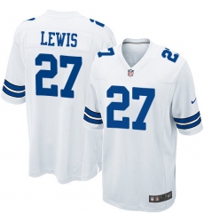 Nike Cowboys #27 Jourdan Lewis White Mens NFL Elite Jersey