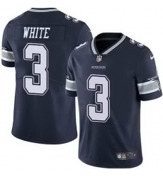 Nike Cowboys 3 Mike White Navy Vapor Untouchable Limited Jersey