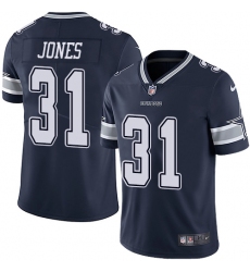 Nike Cowboys #31 Byron Jones Navy Blue Team Color Mens Stitched NFL Vapor Untouchable Limited Jersey