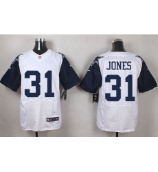 Nike Cowboys #31 Byron Jones White Mens Stitched NFL Elite Rush Jerseys