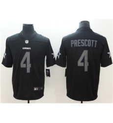 Nike Cowboys #4 Dal Prescott Black Impact Limited Jersey