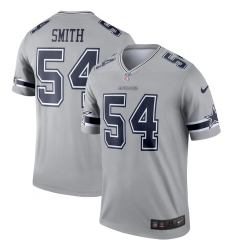 Nike Cowboys 54 Jaylon Smith Gray Inverted Legend Jersey