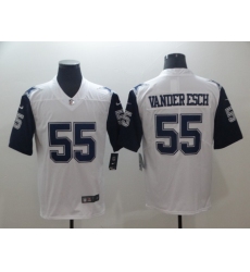 Nike Cowboys 55 Rolando VandereschWhite Mens Stitched NFL Limited Rush Jersey