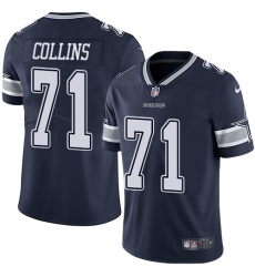 Nike Cowboys #71 La 27el Collins Navy Blue Team Color Mens Stitched NFL Vapor Untouchable Limited Jersey