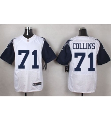 Nike Cowboys #71 La'el Collins White Mens Stitched NFL Elite Rush Jerseys