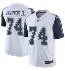 Nike Cowboys 74 Dorance Armstrong Jr White Color Rush Limited Jersey