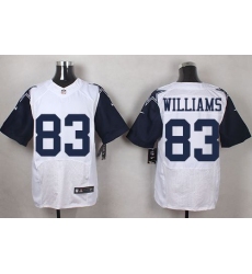 Nike Cowboys #83 Terrance Williams White Mens Stitched NFL Elite Rush Jerseys