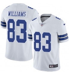 Nike Cowboys #83 Terrance Williams White Mens Stitched NFL Vapor Untouchable Limited Jersey