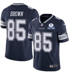 Nike Cowboys 85 Noah Brown Navy Blue Team Color Men Stitched With Established In 1960 Patch NFL Vapor Untouchable Limited Jersey