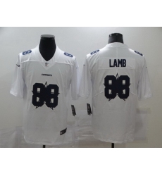 Nike Cowboys 88 Ceedee Lamb White Shadow Logo Limited Jersey