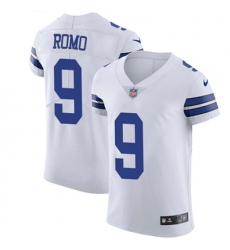 Nike Cowboys #9 Tony Romo White Mens Stitched NFL Vapor Untouchable Elite Jersey