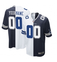 Nike Cowboys #94 C.Hailey Navy Blue White Mens Stitched NFL Elite Split Jersey