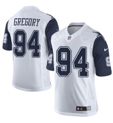 Nike Cowboys #94 Randy Gregory White Mens Stitched NFL Limited Rush Jerseys