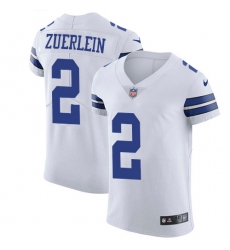 Nike Dallas Cowboys 2 Greg Zuerlein White Men Stitched NFL New Elite Jersey