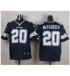 Nike Dallas Cowboys #20 Darren McFadden Navy Blue Team Color Mens Stitched NFL Elite Jersey