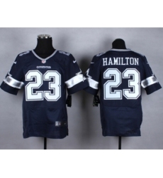 Nike Dallas Cowboys 23 Jakar Hamilton Blue Elite NFL Jersey