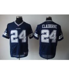 Nike Dallas Cowboys 24 Morris Claiborne Blue Elite NFL Jersey