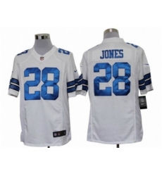 Nike Dallas Cowboys 28 Felix Jones White LIMITED NFL Jersey
