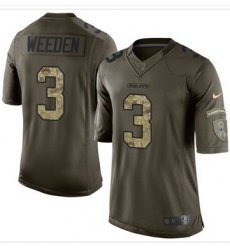Nike Dallas Cowboys #3 Brandon Weeden Green Men 27s Stitched NFL Limited Jersey