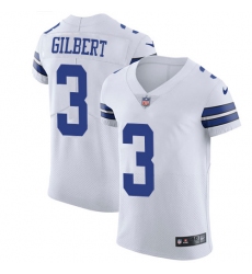 Nike Dallas Cowboys 3 Garrett Gilbert White Men Stitched NFL New Elite Jersey