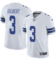 Nike Dallas Cowboys 3 Garrett Gilbert White Men Stitched NFL Vapor Untouchable Limited Jersey