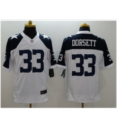Nike Dallas Cowboys #33 Tony Dorsett White Thanksgiving Throwback Men 27s Stitched NFL Limited Jersey
